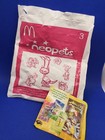 Neopets Shadow Black Aisha Alien Cat Mcdonalds 2004 Toy Plush Stuffed With Tag
