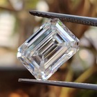 10 Ct Lab-grown Cvd Diamond Emerald Cut Natural D Color Vvs1 Clarity Certified
