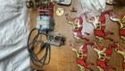 Vintage 1949 Gilbert Erector Set 10   Amusement Park W Horses Parachute Men Motor