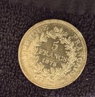 1873a France 5 Francs Silver Coin