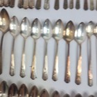 Vintage Oneida Wm A Rogers Silver Plated Flatware Set 57pc Shell Scroll Pattern