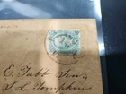 Confederate Genuine Postal Cover With Confederate Ten Cent Stamp