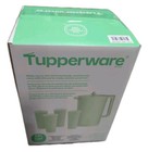 Tupperware Heritage Pitcher  1 Gallon    4 Tumbler Set With Lids
