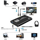 4k Audio Video Capture Card Usb3 0 Hdmi Video Capture Device Full Hd 1080p 2026