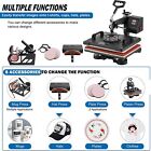15 x12  5 In 1 T-shirt Heat Press Machine Digital Transfer Sublimation Plate Mug