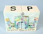 Grotto Of The Blessed Virgin Mary Vintage Souvenir Building Salt Pepper Shakers