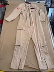 Ghostbusters Venkman Coveralls Costume Spirit Halloween Beige Size M