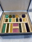 Vintage Bakelite Gaming Chips Or Salesman Sample In Case