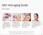 3 In 1 Cavitation Beauty Machine Skin Care   Bodysculpting   Rf        Likenew