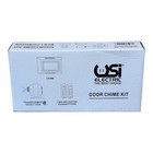 Usi Electric Door Bell Wired Dual Tone Chime  16v Transformer  2 Push Buttons