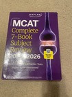Kaplan Mcat Complete 7-book Subject Review 2025   2026   Quicksheets     Very Good