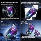 Motorcycle Bluetooth Headset With Microphone wireless Helmet 2 Intercom Set