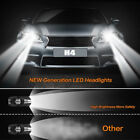 H4 Hb2 9003 4-sided Led Headlight Kit Cob 6000w 1000000lm Hi lo Beam Power Bulb