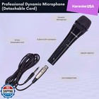 Karaoke Usa M189 Professional Dynamic Microphone  detachable Cord   Black