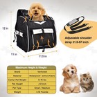 Dog Bike Basket Foldable Pet Bike Carrier Backpack With Safety Strap  Waterpr   