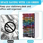 120 180 240 300 Slots Large-capacity Marker Storage Rack supplies Storage Rack