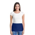  Waist Aprons Commercial Restaurant Home Bib Spun Poly Cotton 1 Navy Blue