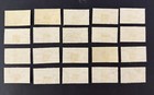 Egypt Stamps 1933-38   Sc c5-25  U f vf
