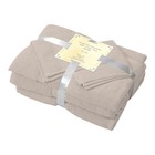 Taupe Towel Set Of 8  600 Gsm Bath Towels  100  Premium Cotton