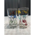 Vintage 1958 Disney Sleeping Beauty Glasses Prince Phillip Princess Aurora Set