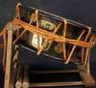 Antique Japanese Drum Shime-taiko Noh Theater 1880s Music Instrument