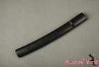 Matt Black Lacquered Wood Saya Sheath Scabbard For Japanese Samurai Tanto Sword