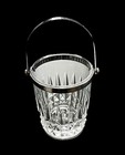 Vintage Mcm Cristal D arques Tuilleries Lead Crystal Ice Bucket W handle France