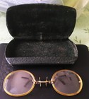 Vintage 12k Gold Filled Shur-on Pince Nez Eye Glasses W  Case