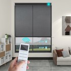 Waterproof Electric Motorized Roller Shade Light Filtering Window Blinds