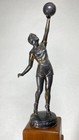 Vintage 1945-46 New Britain Ymca Industrial Girls Basketball Champions Trophy