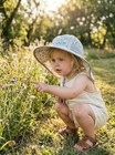 Toddler Sun Hat Kids Bucket Hat Upf 50  Wide Brim Neck Flap - Marmot Garden