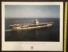 Uss Enterprise Cva  n  65 Under Way  Delivered By Newport News Shipbuilding 1961