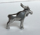Basic Spirit Canada Handcrafted Pewter Miniature Figurine  moose  1  Tall