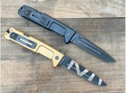 10   New 5mm Blade Aluminum Handle Lockback Tactics Pocket Folding Knife Vtf80