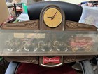 Vintage Lighted Budweiser Clydesdale Beer Sign Hanging Bar Light Man Cave 