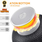 Itsmillers Nonstick Wok Aluminium Die-casting Chinese Wok  12inch  Black 