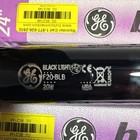 Lot Of 5 Ge F20 T12 Black Light Fluorescent Bulbs 24  20w Uv Linear Tubes New