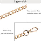 Lightweight Purse Leather Chain Strap Replacement For Shoulder And Crossbody Bag