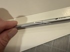 British Airways First Class Silver Black Ink Ballpoint Pen   Stylus 5 1 4  New