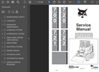 Bobcat 722 Skid Steer Loader Operators Service Shop Repair Manual Pdf Usb