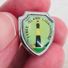 Vtg Tybee Island Lighthouse Georgia Souvenir Small Crest Style Lapel Pin