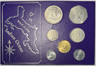 1972-1974 Seychelles 7 Coin Uncirculated Set Rupee   Cents Elizabeth Ii