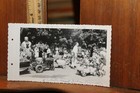 Vintage Photo 1943 Wwii July 4 Bicycle Parade Wagons Pedal Cars Mini Tractor