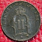 Higher Grade 1902 Sweden 1 Ore Coin - Oct080