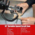 Bucktool 16 Inch Variable Speed Scroll Saw  1 3a Power Scroll Saws For Craftsman
