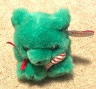 1997 Swibco Puffkins Mini 5  Bean Plush Animal Jingles Christmas Bear
