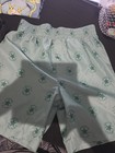 Converse Youth Boys Girls Athletic Shorts Size L  Sage Green Elastic Waist