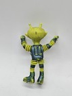 Vintage 1960 Colorforms Aliens Outer Space Men Green Rubber Alien Martian Figure