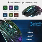 M2 Wireless Gaming Mouse  Silent Rechargeable Optical Usb Computer Mice Wireless