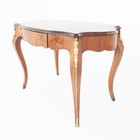 Louis Xv Revival Centre Table Marquetry Inlay 1860